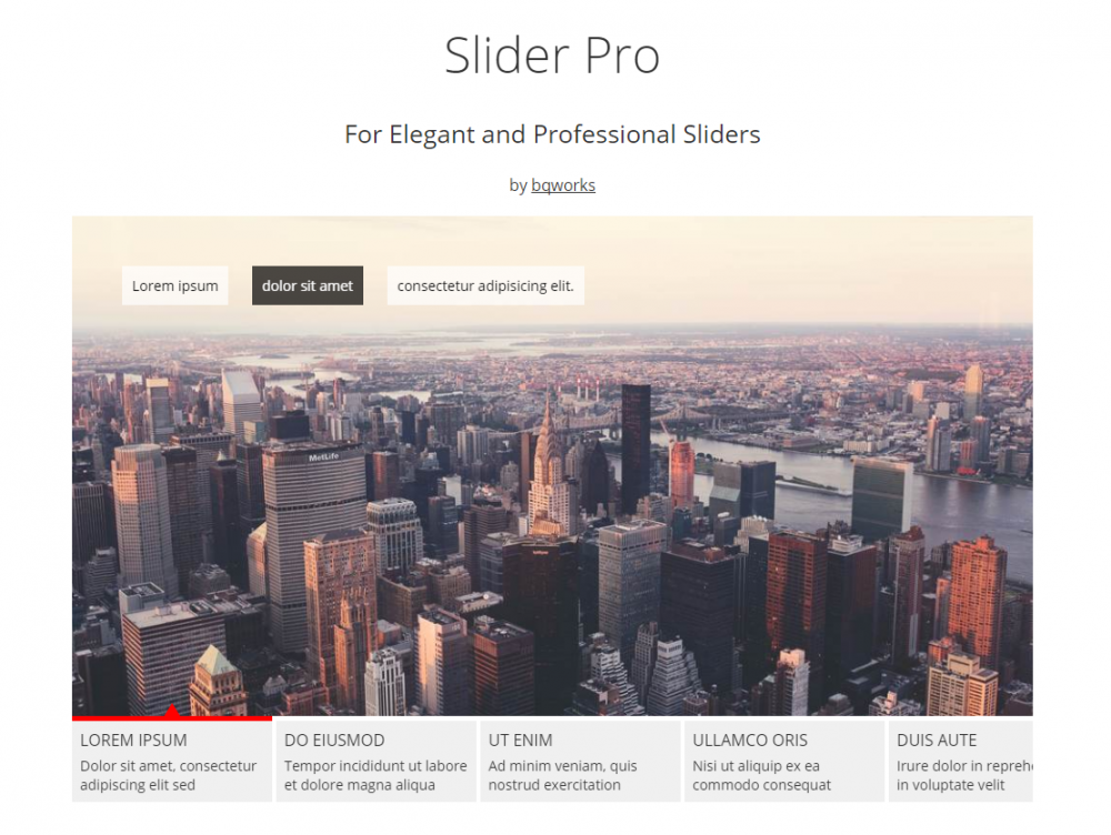 レスポンシブ対応・スワイプ可能な多機能スライドショーjQueryプラグイン「Slider Pro」
